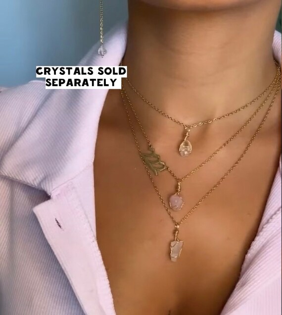 Lucky Number Choker Necklace For Women - 111, 222, 333 Stainless Steel Minimalist Numerology Jewelry Gift