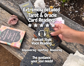 Psychic Tarot Reading | Intuitive Oracle Reading | Spirit Guide Messages | Personalised Audio Reading
