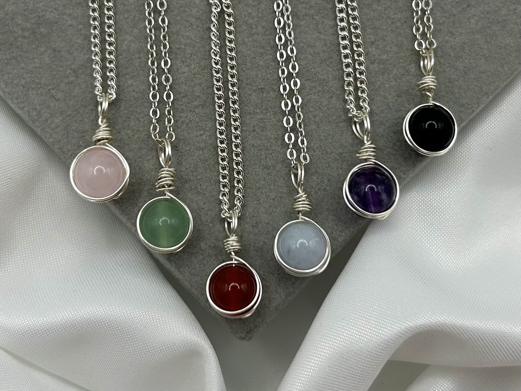 クリスタルネックレス - Etsy 日本