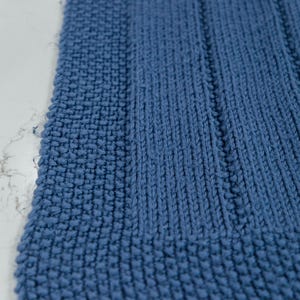 Throw Blanket Knitting Pattern for Beginner Handmade Gift Knit Afghan ...