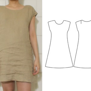 Sako Sack Dress Top Easy Pdf Sewing Pattern &amp; Instructions Fits 32.50 ...