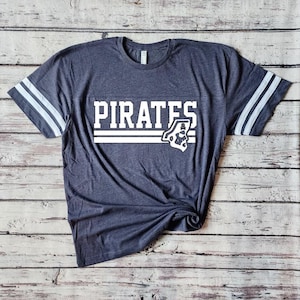 Pirates Team Shirt, Unisex Shirt, Pirates Spirit Wear, Pirates School Shirt, Women&#39;s Shirts, School Spirit Shirt, Sports Shirt
