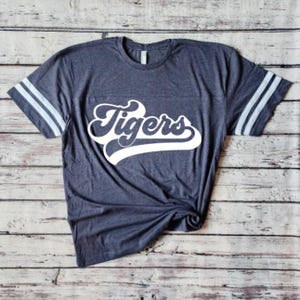 Tigers Team Shirt, Tigers Shirt, Tigers School Shirt, Tigers Women&#39;s Shirts, Tigers T-Shirt, School Spirit Shirt, Football Shirt