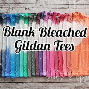 Blank Gildan Bleached T-Shirt, Womens Shirt, Gildan Softstyle Shirt, Bleached Shirts, Blank Shirts, Blank Bleached Shirt, Sublimation Blanks