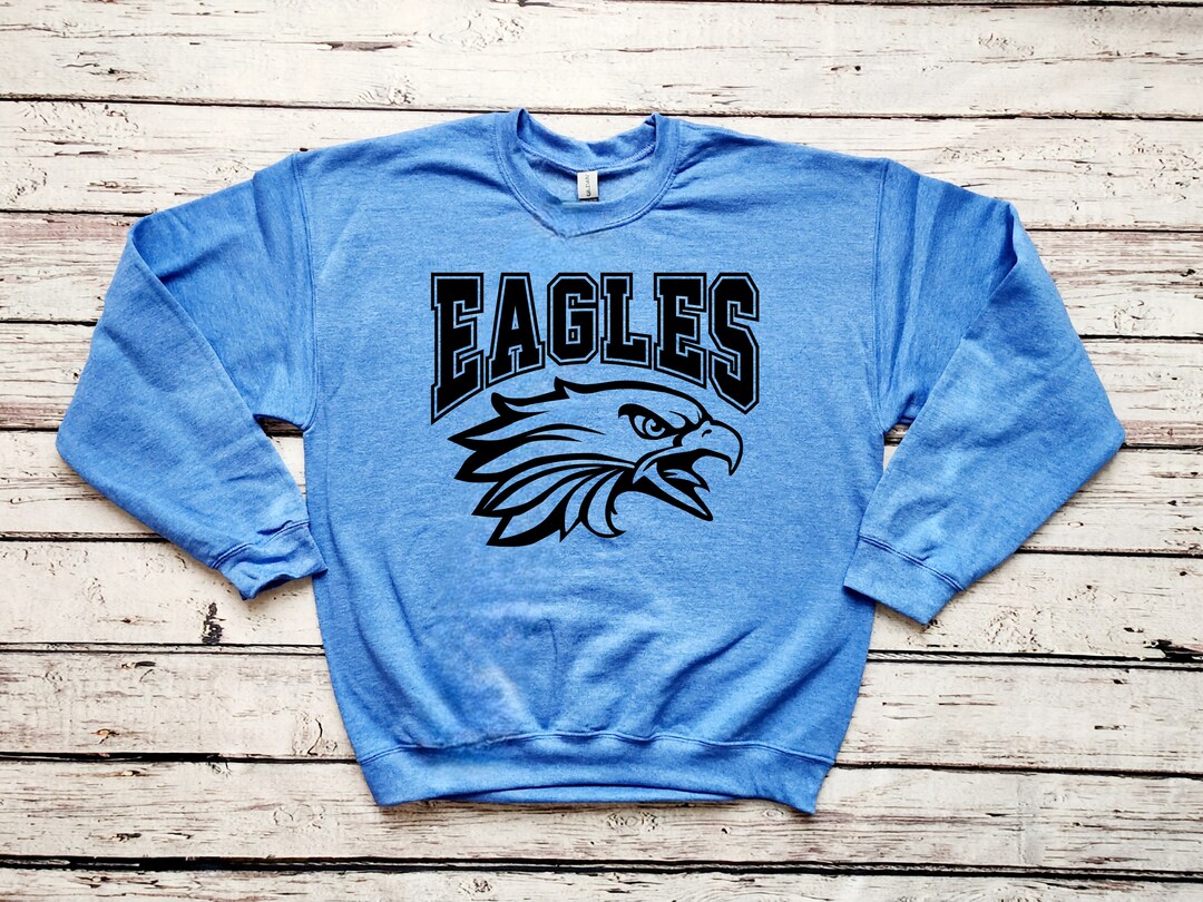 Eagles Sweatshirt, School Sweatshirt, Women's Sweatshirt, Personalized Gifts, Shirts for Kids
