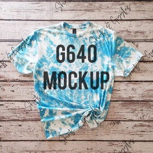 Gildan Acid Wash Shirt Mockup, Heather Sapphire Mockup, Gildan Mockups, Bleached Shirt Mockups, G640 Shirt Mockup, Digital Download