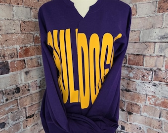 Handgeschnittene Strickjacke, Split-Sweatshirt, personalisierte Strickjacke, Jugend-Sweatshirt, Schulgeist-Sweatshirt