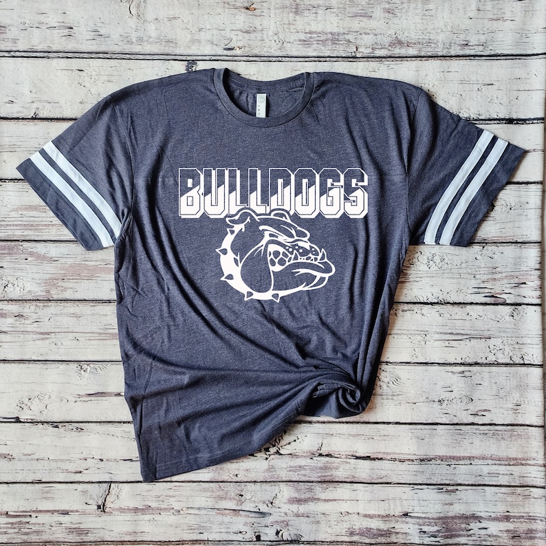 Bulldogs Team Shirt, Shirts for Kids, Bulldogs Shirt, Bulldog School