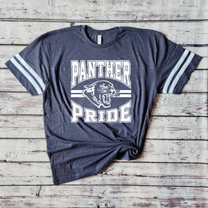 Panthers Team Shirt, Panthers Shirt, School Shirt, Panthers Women&#39;s Shirts, Panthers Sprit Wear, Panthers Mascot Shirt, Football Shirt