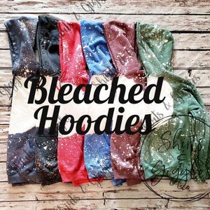 Blank Bleached Hoodies, Gildan Hoodie, Bleached Hoodies, Hooded Sweatshirts, Blank Hoodies, Women's Sweatshirts, Sublimation Blanks