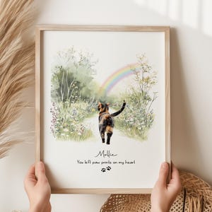 Cadeau commémoratif de chat, impression commémorative de chat, impression de photo de chat, impression de perte d'animal de compagnie, cadeau de perte d'animal de compagnie de sympathie, cadeau de perte de chat, impression de chat personnalisée