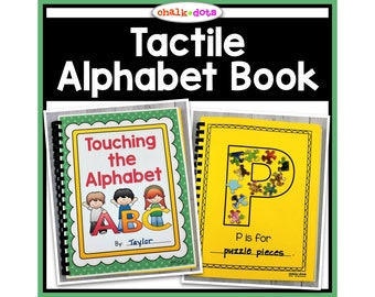 Alphabet Book, Tactile Book, Sensory Alphabet Book, Beginning Sounds, Preschool, PreK, Kindergarten, Homeschool, Printables, Educational