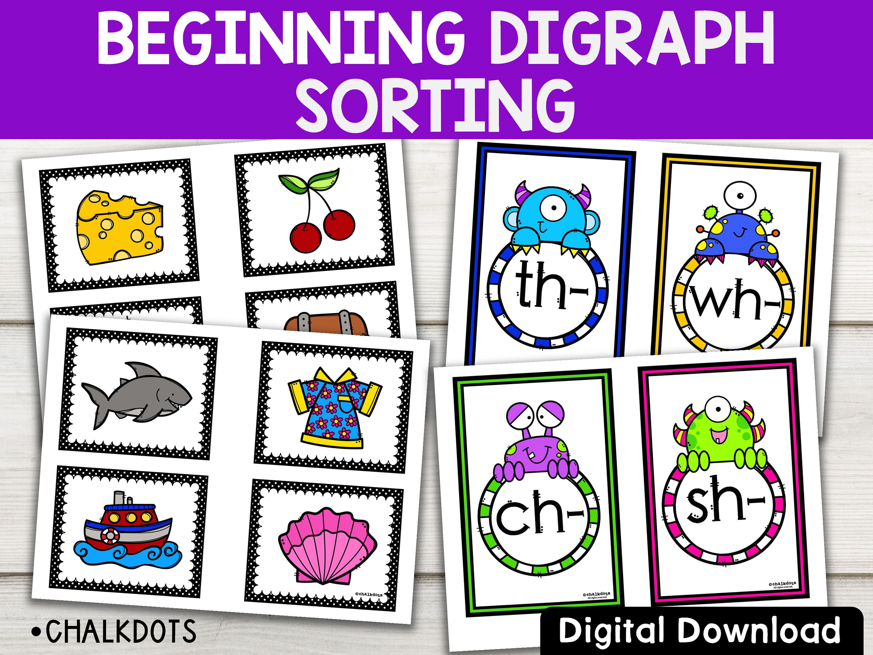 Th Digraph Clipart