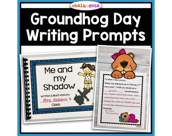 Groundhog Day Activities, Shadows, February Writing Center, Kindergarten, First Grade, Second Grade, Third Grade, Homeschool, Printables
