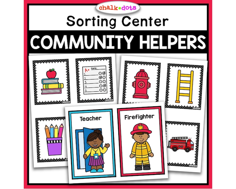 Community Helpers Sorting | Classify and Sort Activity | Jobs ...