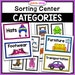 Category Sorting, Classifying Objects, Preschool, Prek, Kindergarten ...