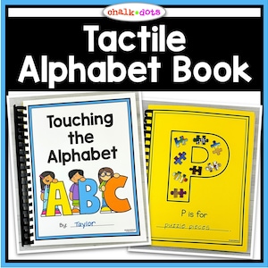 Alphabet Book, Tactile Book, Sensory Alphabet Book, Beginning Sounds, Preschool, PreK, Kindergarten, Homeschool, Printables, Educational