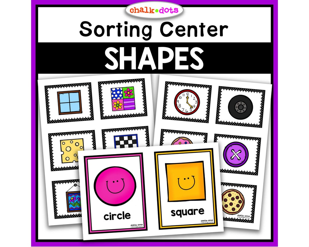 Shape Sorting, Shape Recognition, Sorting Shapes, Preschool, Prek ...