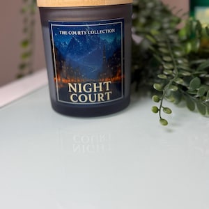 ACOTAR Inspired A Court of Thornes and Roses Courts Candle Collection Pet Friendly | Bookish Gift Night Court