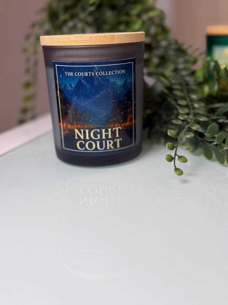 ACOTAR Inspired A Court of Thornes and Roses Courts Candle Collection Pet Friendly | Bookish Gift Night Court
