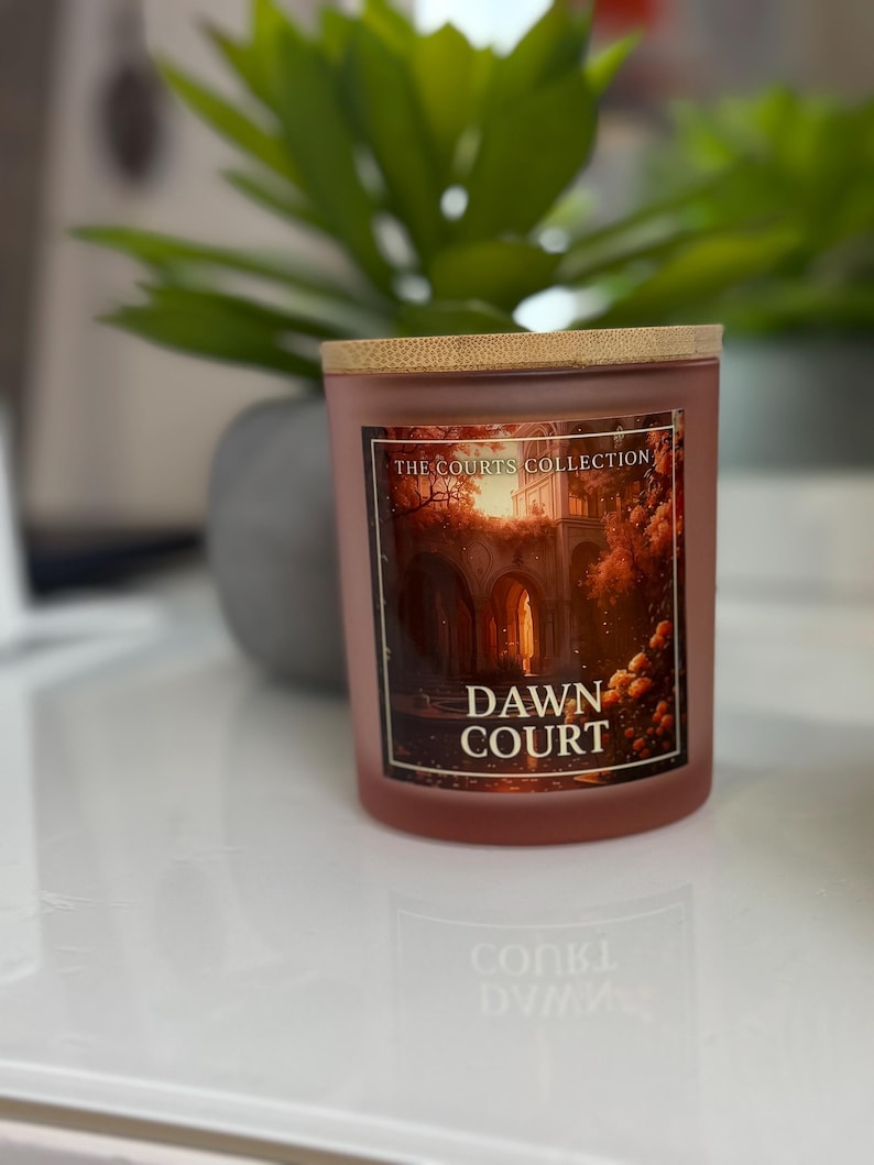 ACOTAR Inspired A Court of Thornes and Roses Courts Candle Collection Pet Friendly | Bookish Gift Dawn Court