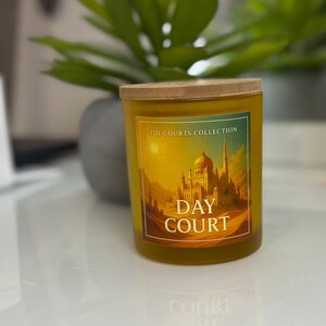 ACOTAR Inspired A Court of Thornes and Roses Courts Candle Collection Pet Friendly | Bookish Gift Day Court