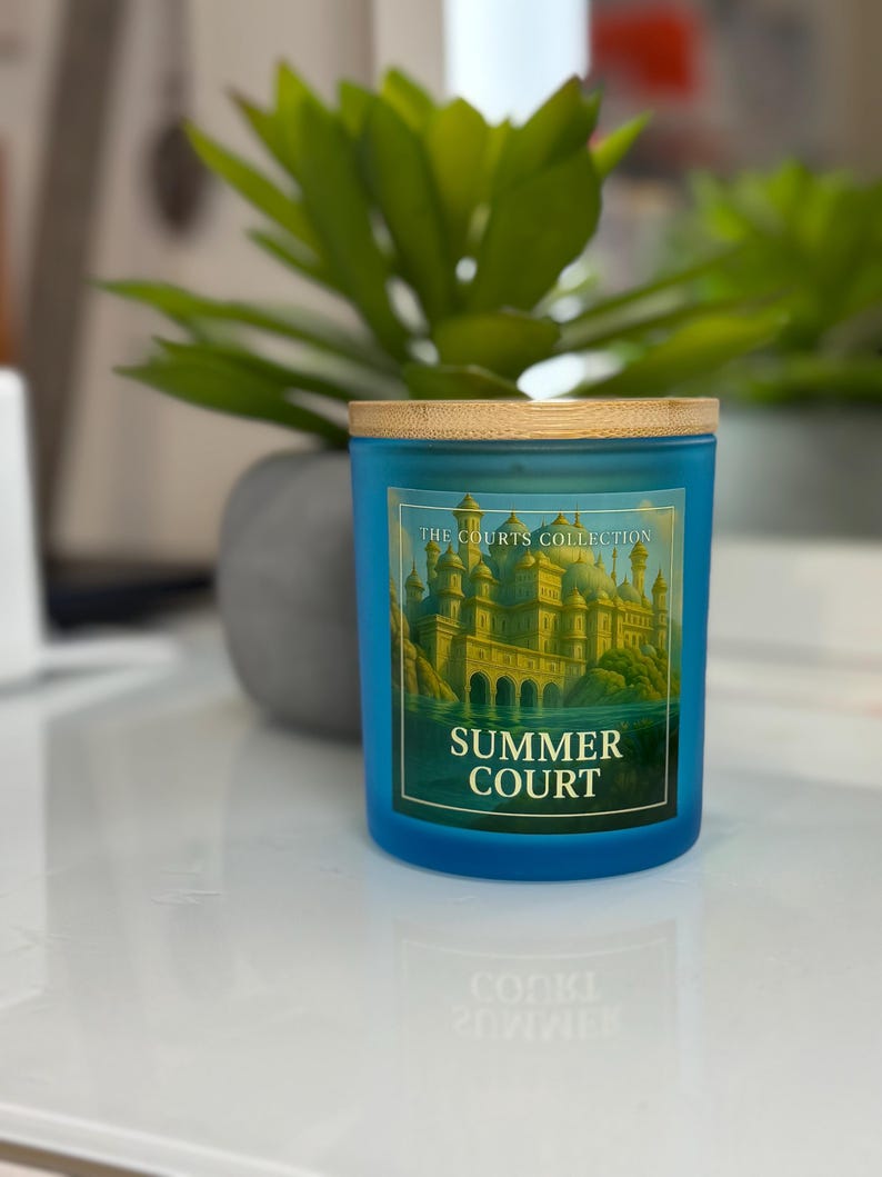 ACOTAR Inspired A Court of Thornes and Roses Courts Candle Collection Pet Friendly | Bookish Gift Summer Court