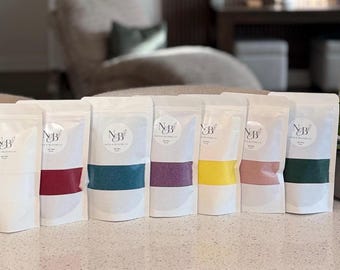 Sand Wax Candle Refill Kit | Plant-Based, Reusable Wicks