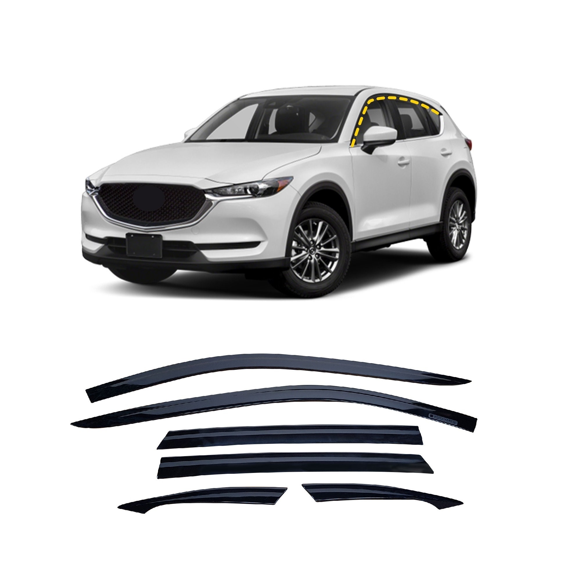  Enêtre de Voiture Deflecteurs,pour M-azda CX-5 CX5