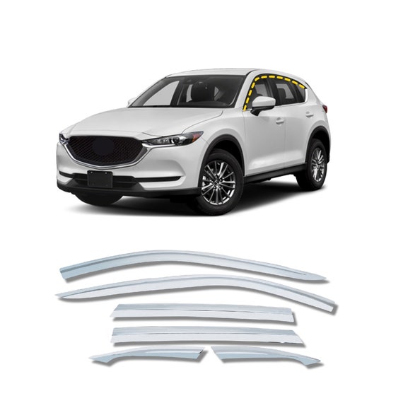 For 2017 2024 Mazda CX5 Accessories Door Sill Protector Scuff Plate Trim  Guard