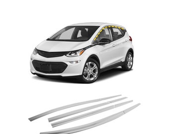 Regenschutz für Chevrolet Bolt EV (Not EUV) 2017-2023 (8 Stück) Verchromtes Finish Tape-On Style