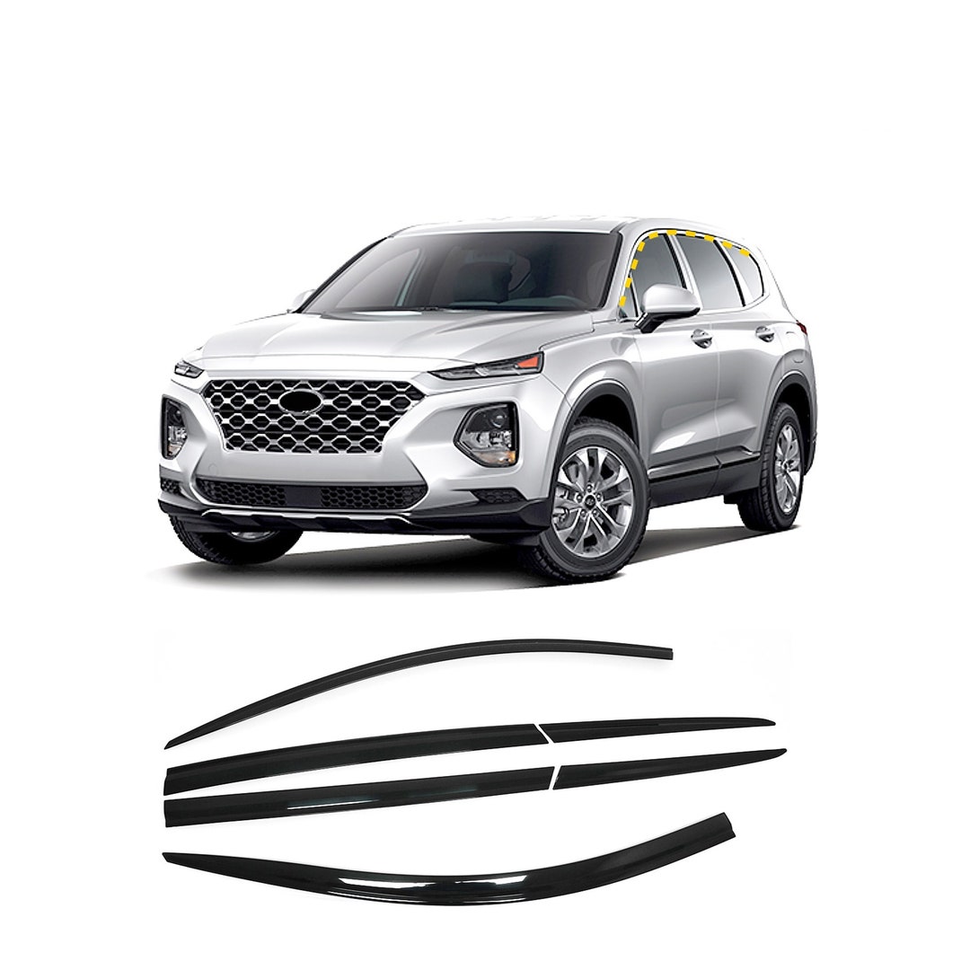 Window deflectors for 2020 on sale hyundai santa fe