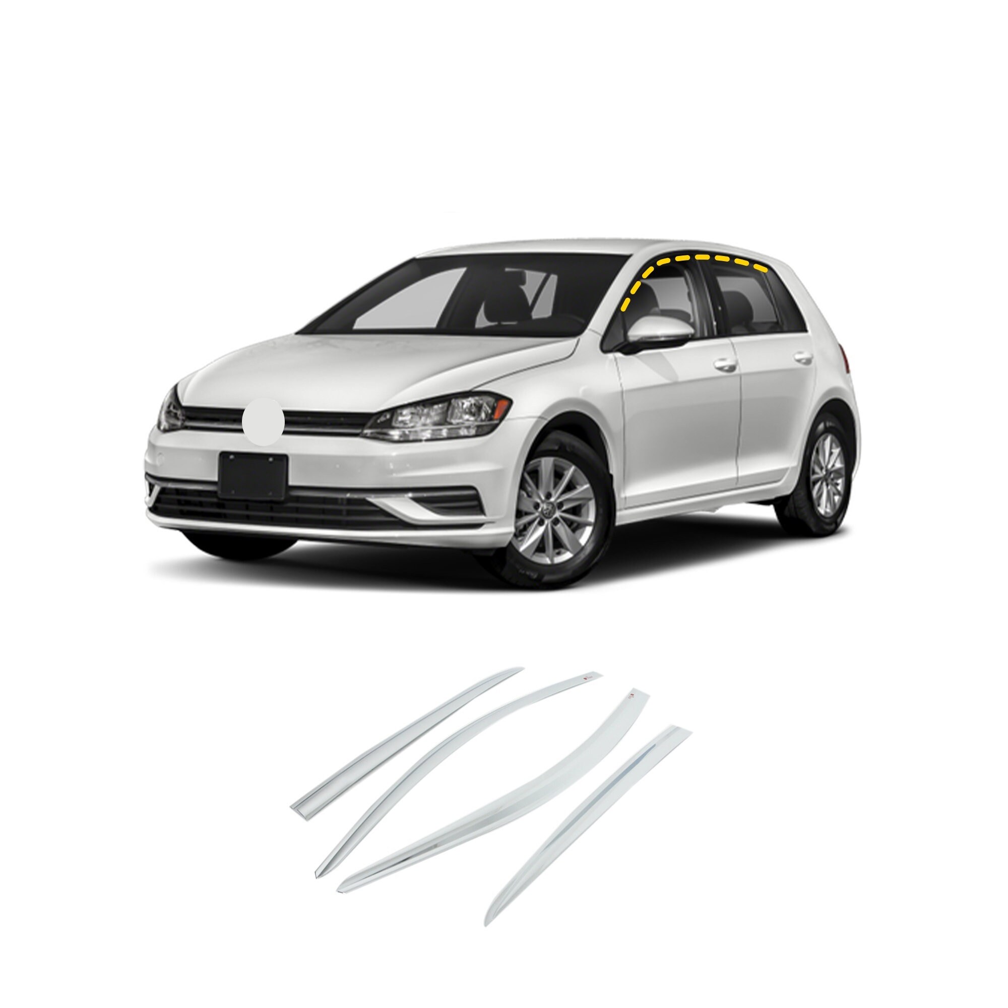 Für VW Volkswagen Golf 8 MK8 GTI R-LINE GTE GTD Frontschürze Grille Trim  Racing Grill Streifen Abdeckungen Zubehör 2020 2021 2022