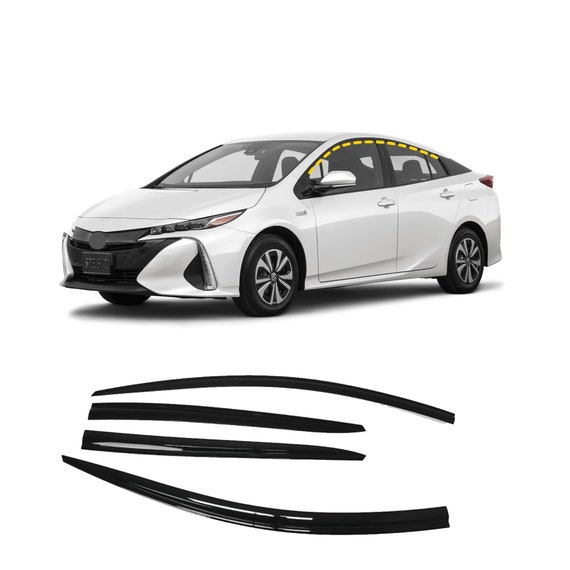 Rain Guards for Toyota Prius 2016 2022 4pcs Smoke Tinted Tape on Style Etsy