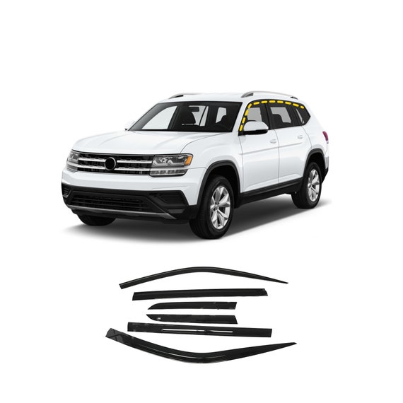 Regenfanger fur VW Atlas 2018 2024 6 Stuck Schwarzes Tape On Style Etsy