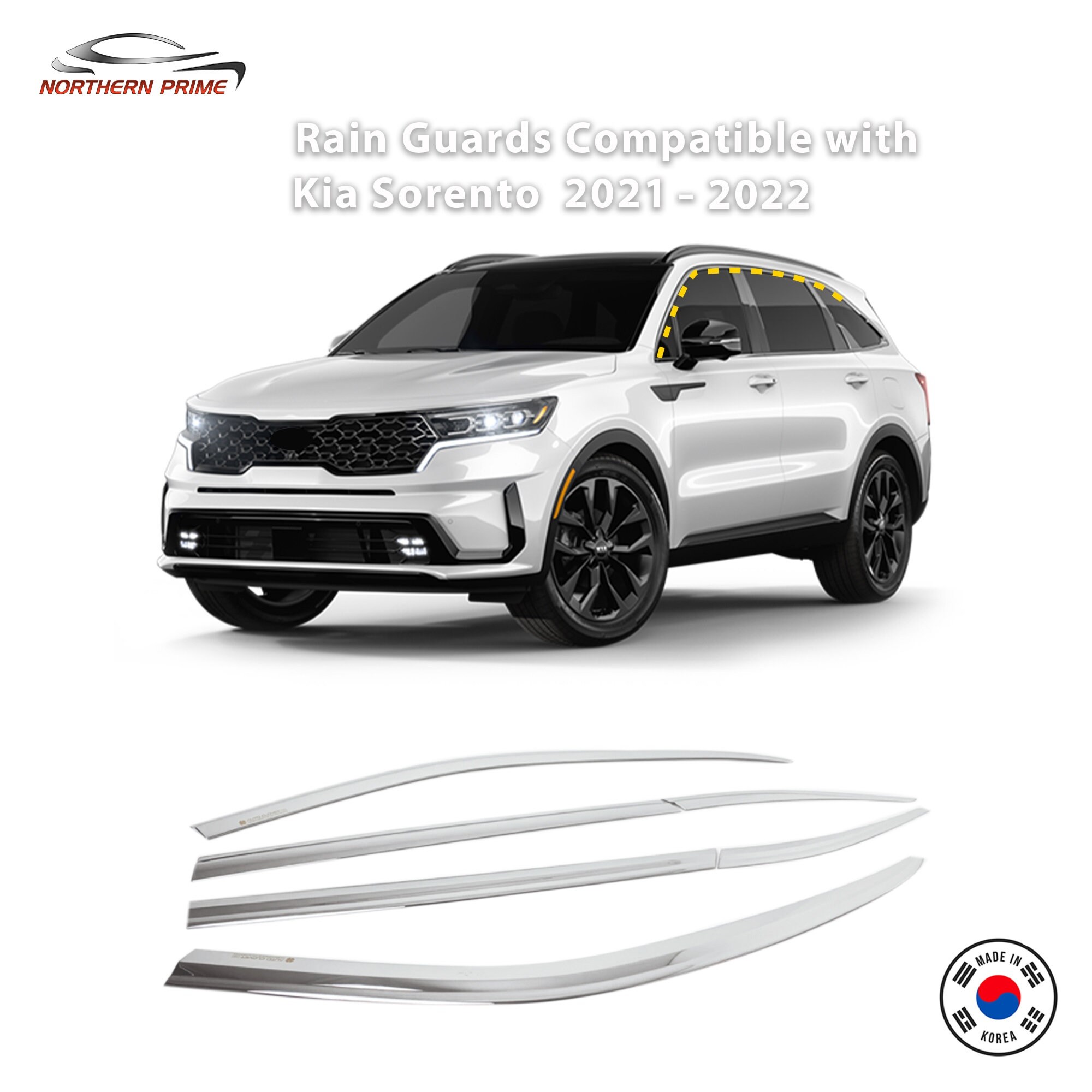 Protectores de lluvia Kia 2021-2022 6PCs Etsy España