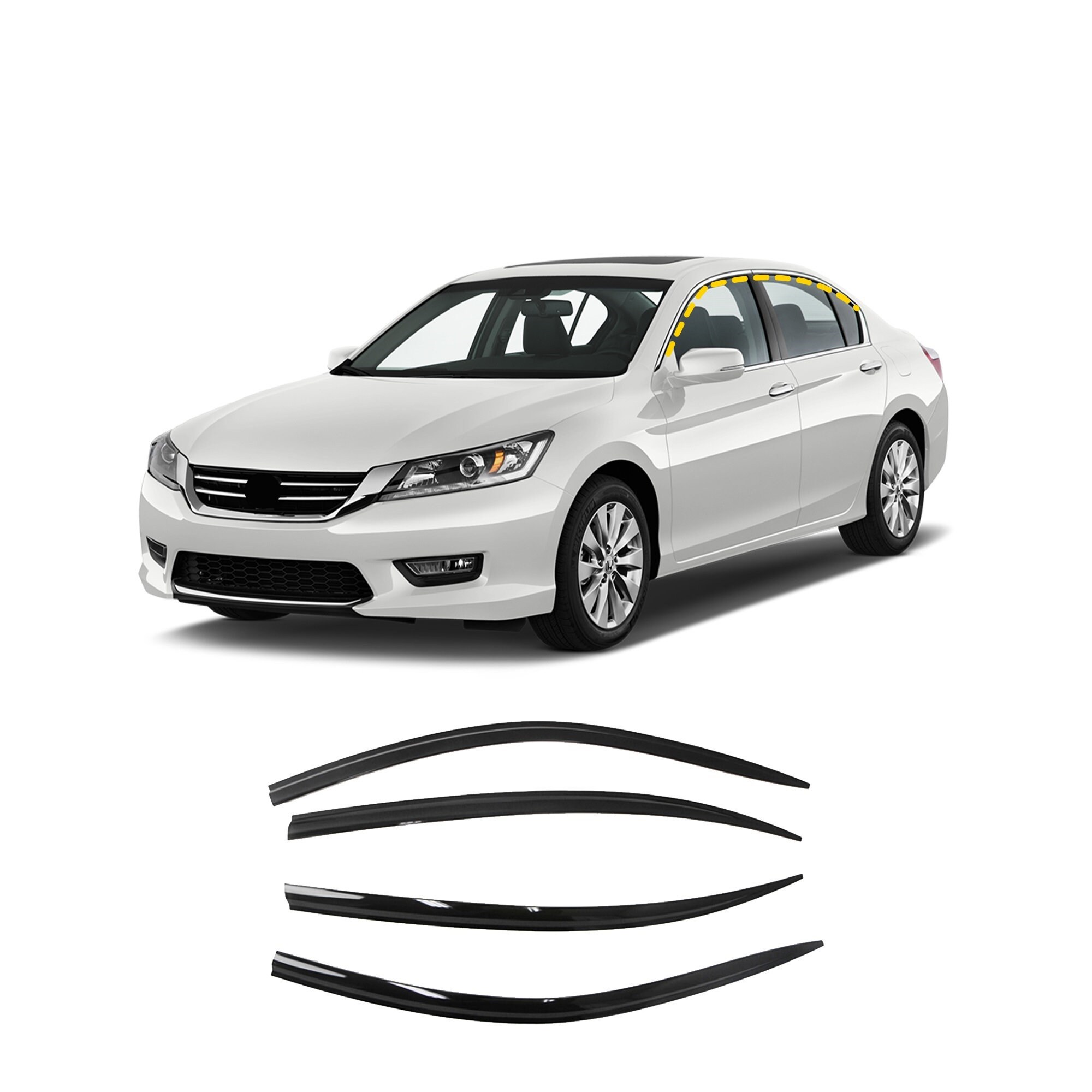 Car window on sale water guard