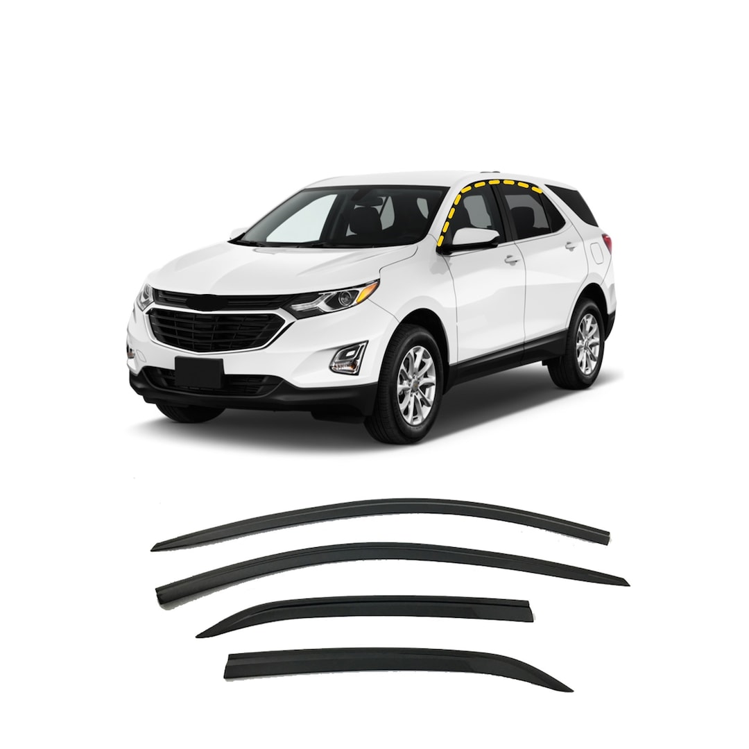 Buy Rain Guards for Chevrolet Equinox 2018 2022 4pcs Smoke
