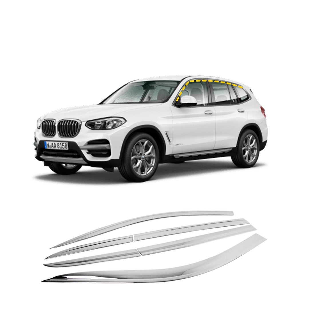 Buy Rain Guards for BMW X3 SUV 2018 2022 6pcs Chrome Finish
