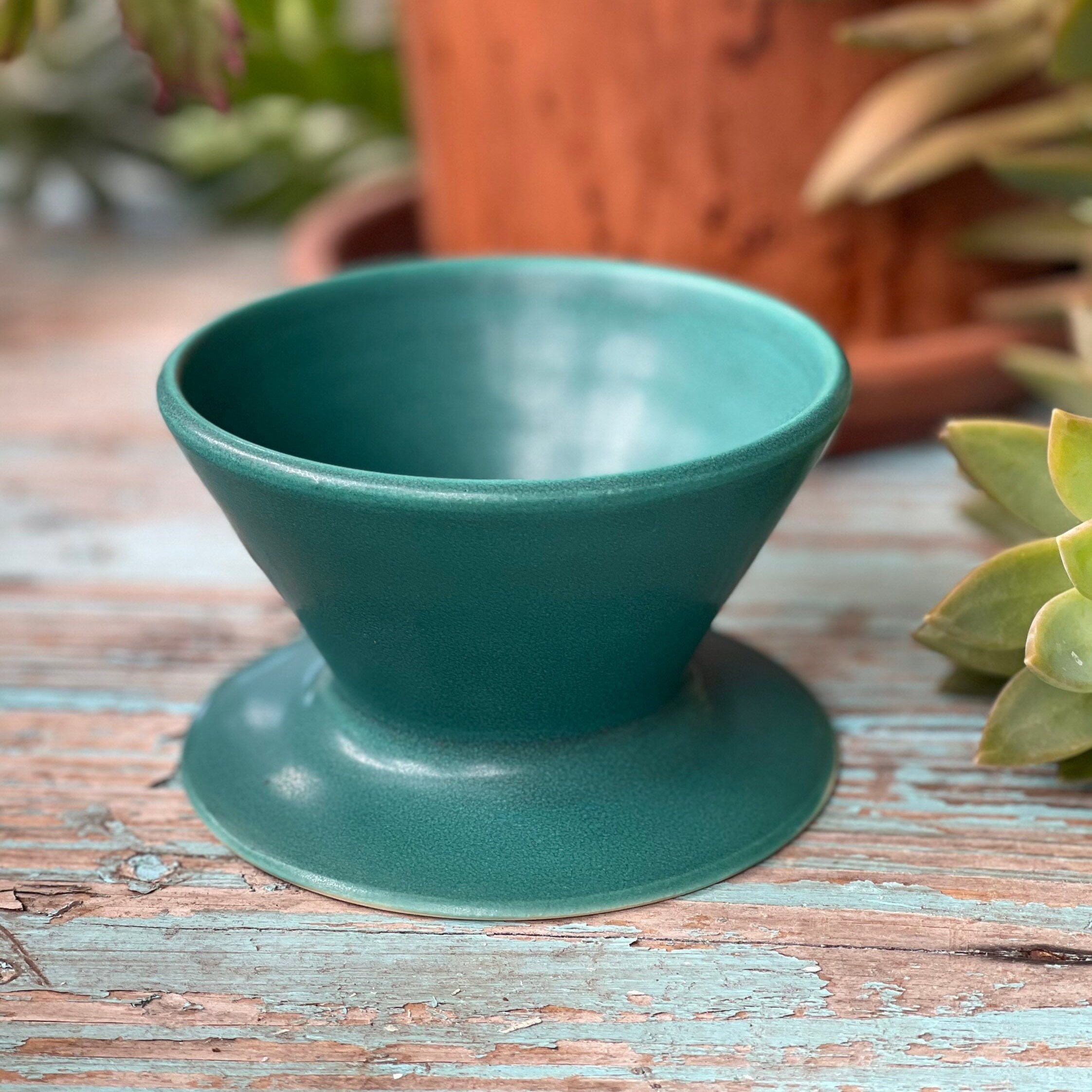 Handmade Ceramic coffee pour over dripper cone Etsy