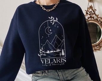 Velaris City of Starlight Crewneck Sweatshirt