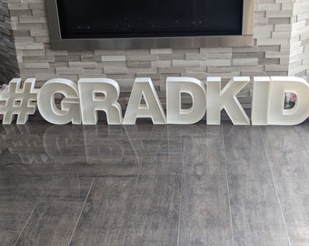 Fillable Letter Trays | Food Safe Plastic, Graduation Decor