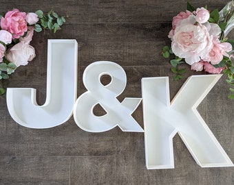 Fillable Letter Tray | Charcuterie, Candy, Cupcake Display