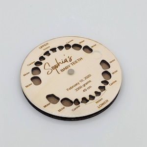 Custom Baby&#39;s Teeth Keepsake Storage Box