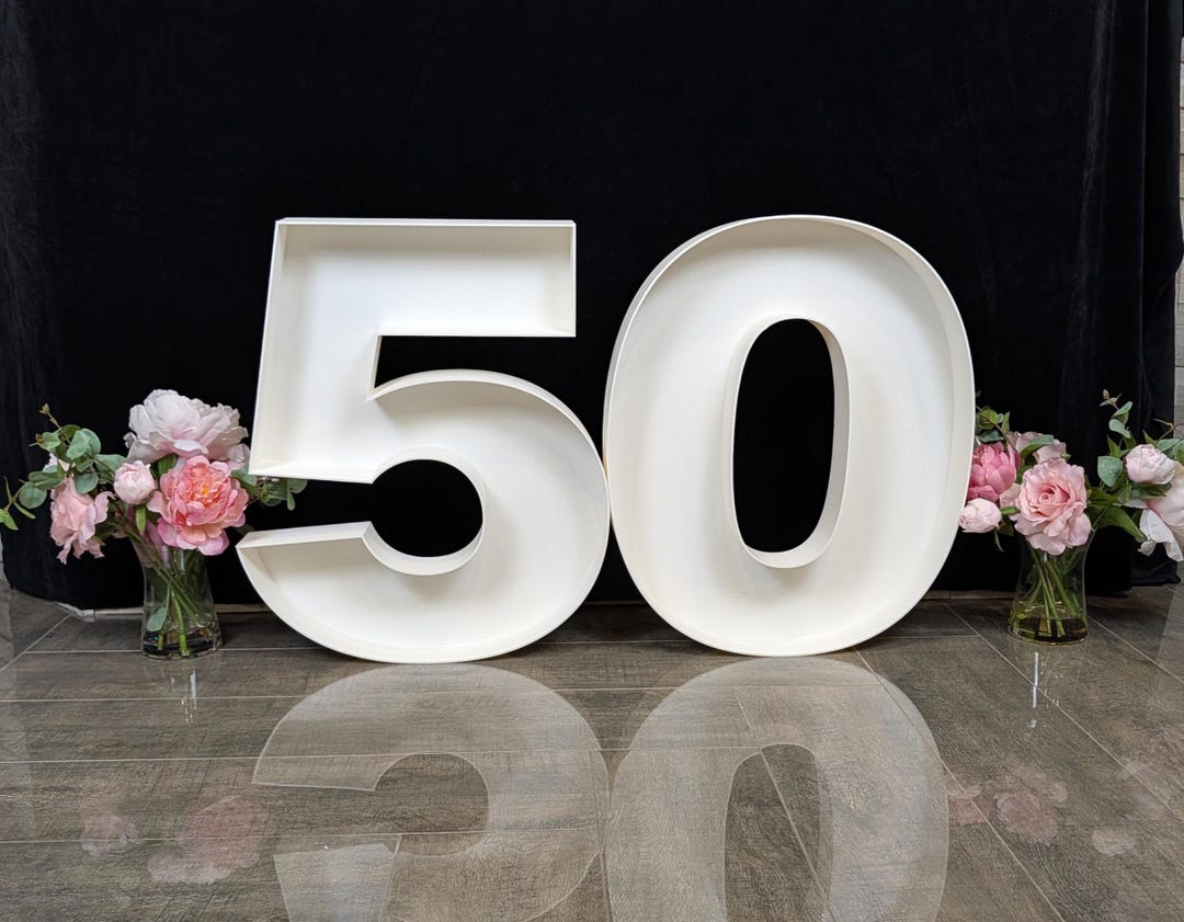 Large 24 Inch Fillable Letter Number LOGO Tray - Charcuterie, Candy ...