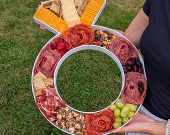 Engagement Ring Charcuterie fillable Tray, Bridal Shower Centerpiece