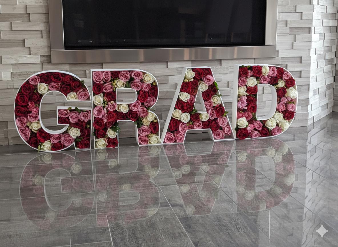 Graduation Letter Props Custom Letter Stand, Graduation Photo Prop, Food Safe Plastic - Etsy