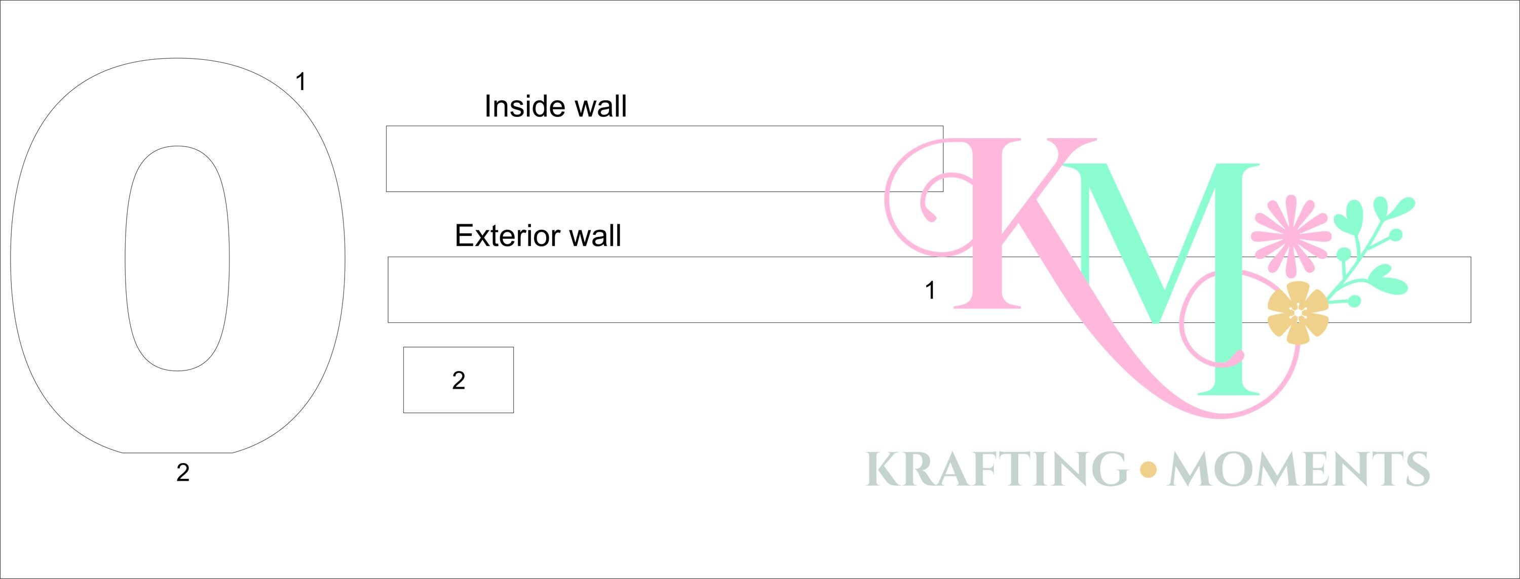 Fillable Number Template SVG DXF, DIY Candy Tray Numbers (digital ...