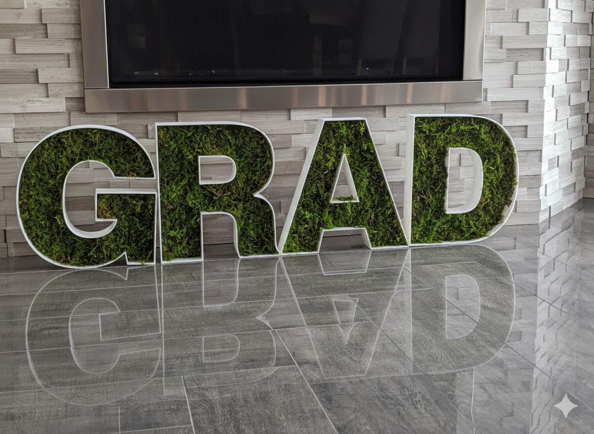 Graduation Letter Props Custom Letter Stand, Graduation Photo Prop, Food Safe Plastic - Etsy