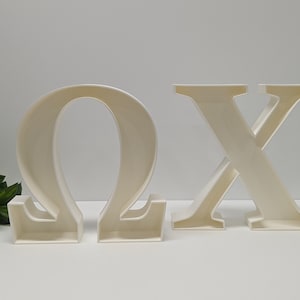Custom trays Greek alphabet for charcuteries candies sweets baked goods fruits SOLID washable and reusable food safe material